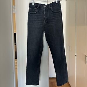 Agolde Black Riley Jeans